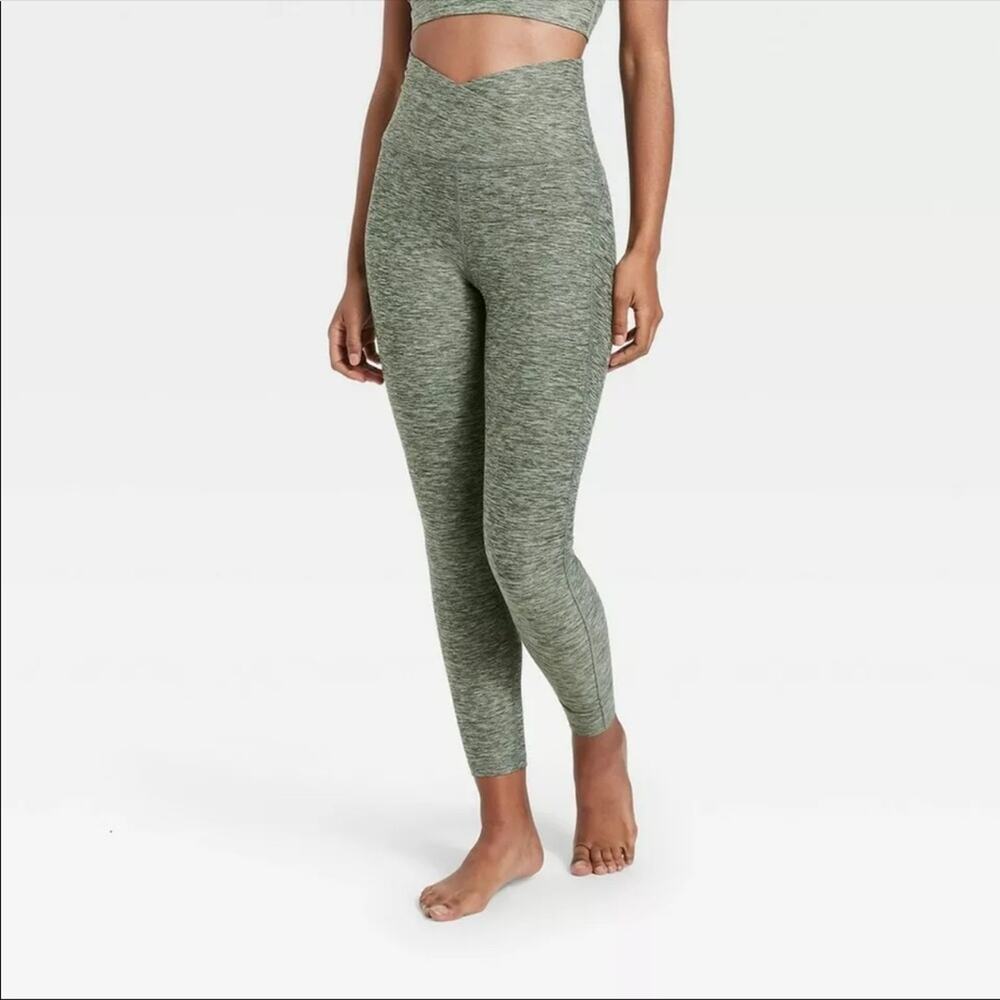 All‎ In Motion Ultra High Rise 7/8 Legging Contour Curvy Olive Green Size XS